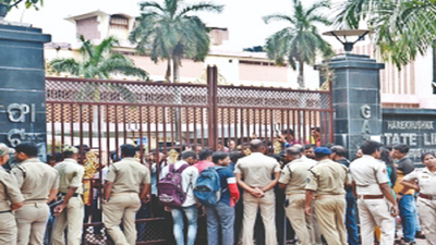 Stir over water, power supply at Odisha library