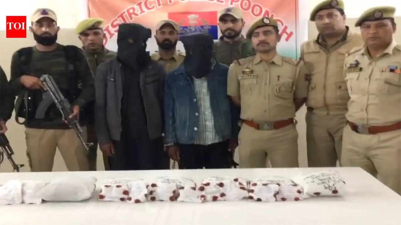 J&K: Police seize 6 kg of heroin in Poonch, two drug peddlers arrested