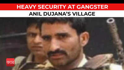 Heavy security deployed at gangster Anil Dujana’s village in Greater Noida