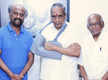 
Rajinikanth meets AVM Saravanan to inquire about the veteran producer's health
