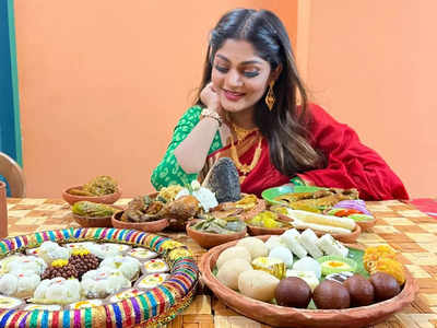 Bride-to-be Misty Singh enjoys ‘Aaiburobhaat’