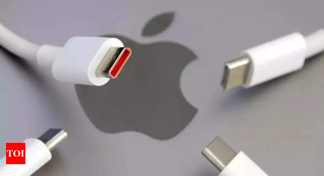 EU has a 'USB-C' warning for Apple - Times of India