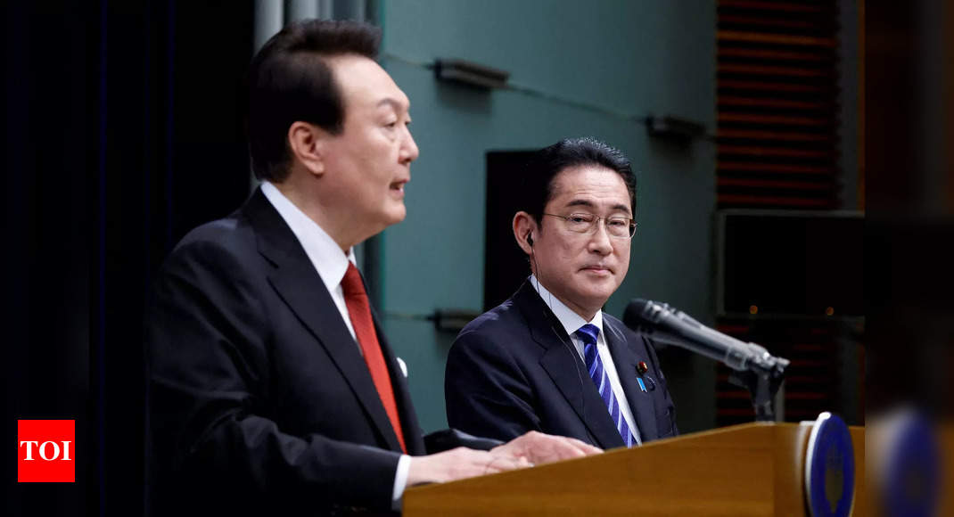 ‘Bomb Shot’ on menu as Japan, Korea leaders meet to bolster ties – Times of India