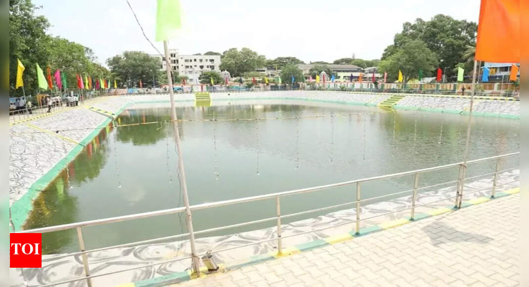 Udhayanidhi Stalin inaugurates restored Mambalam temple tank | Chennai ...