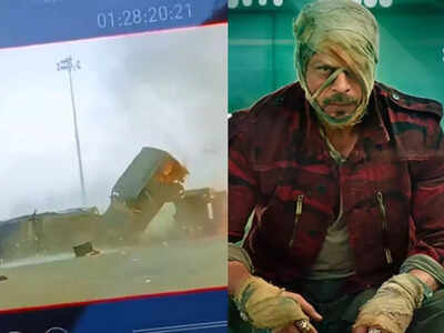 An action sequence video gets leaked from the sets of Shah Rukh Khan's