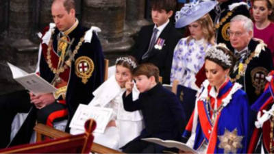 Young British royals step forward at coronation