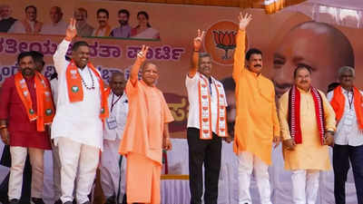 Karnataka assembly election: Support 'Team India' captain Narendra Modi for nation building, says Yogi Adityanath