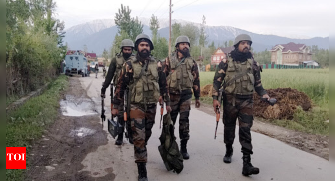 2 terrorists shot dead in Kashmir counteroffensive | India News - Times ...