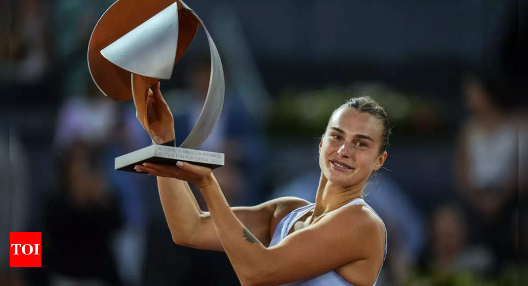 Aryna Sabalenka beats world number one Iga Swiatek to win Madrid Open title | Tennis News – Times of India