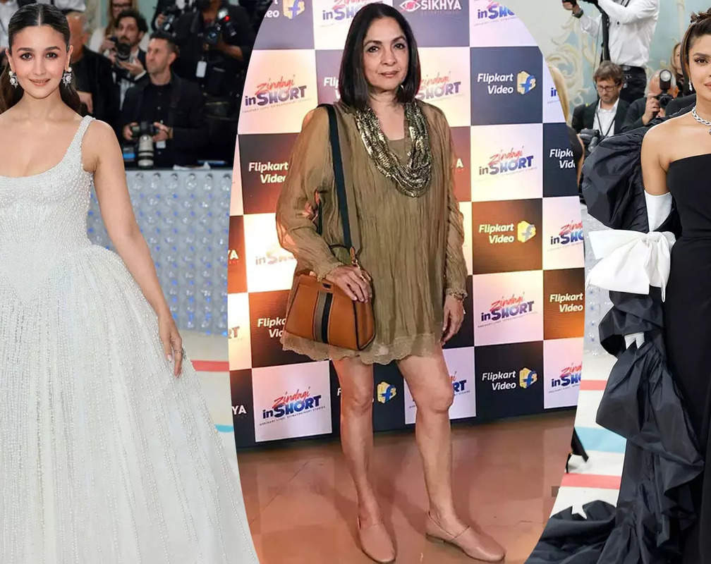 
Neena Gupta feels 'very jealous' seeing Alia Bhatt and Priyanka Chopra Jonas walking MET Gala 2023 red carpet. Here is why!
