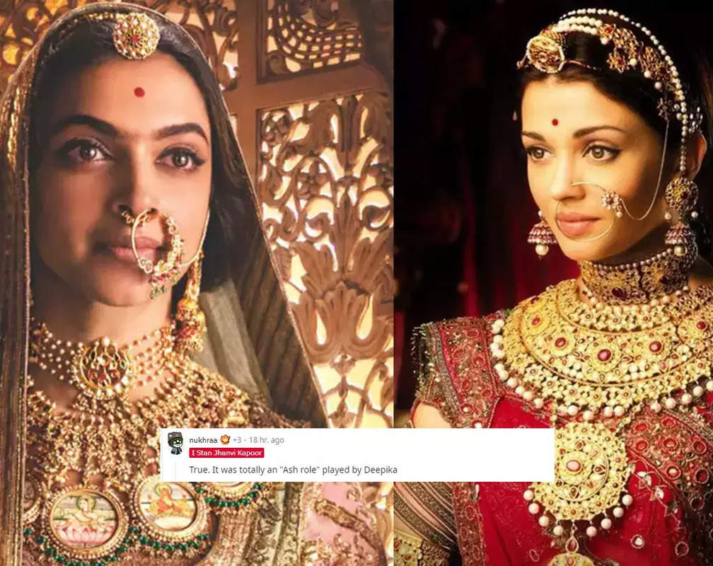 
'Aishwarya Rai Bachchan would’ve nailed it', says netizens as Deepika Padukone's old interview saying 'NOBODY' could have handled Padmavati's role better than her goes viral
