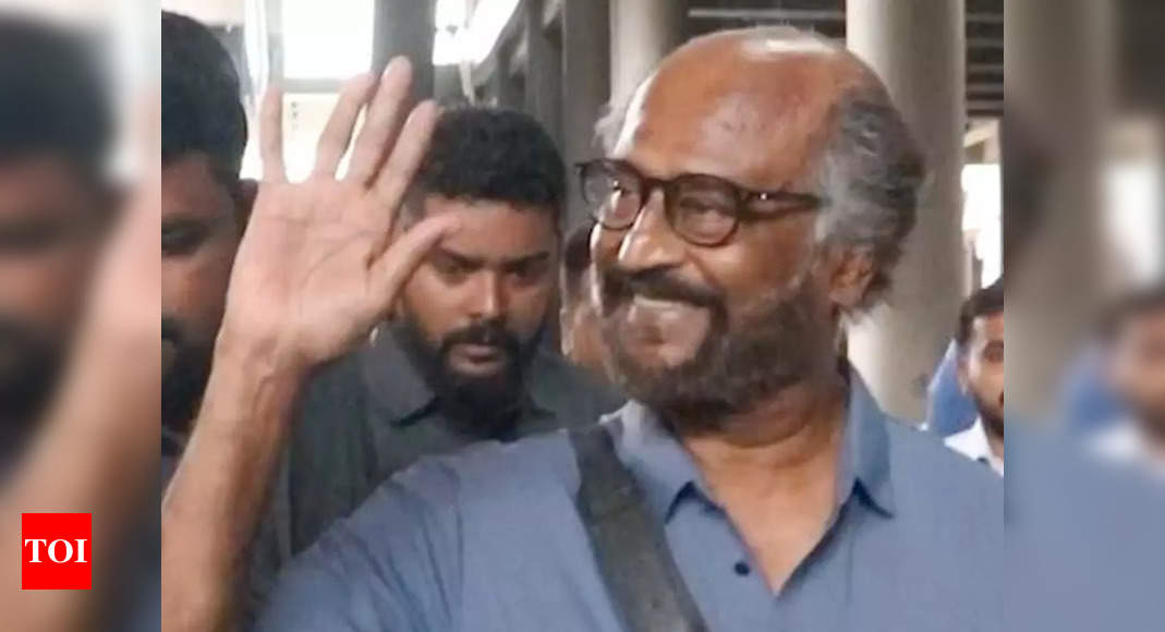 Rajinikanth spotted at the Mumbai airport; the actor is all set to ...