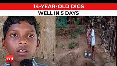 14-year-old Palghar boy digs well near home for mother’s convenience