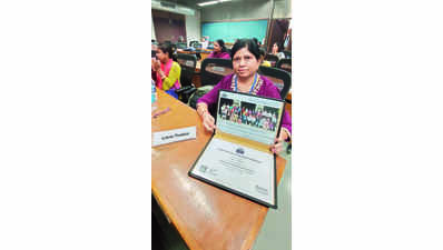 City’s blind woman attends IIMA training