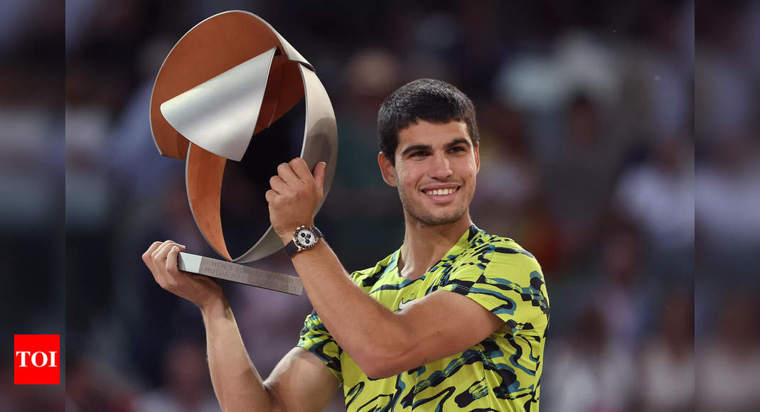 Carlos Alcaraz retains Madrid Open title, close to becoming No. 1 again | Tennis News – Times of India