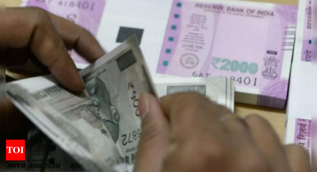 Rupee rises 8 paise to 81.70 against US dollar – Times of India