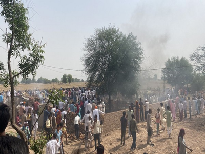 IAF's MiG-21 crashes near Hanumangarh in Rajasthan; two civilians killed, pilot safe
