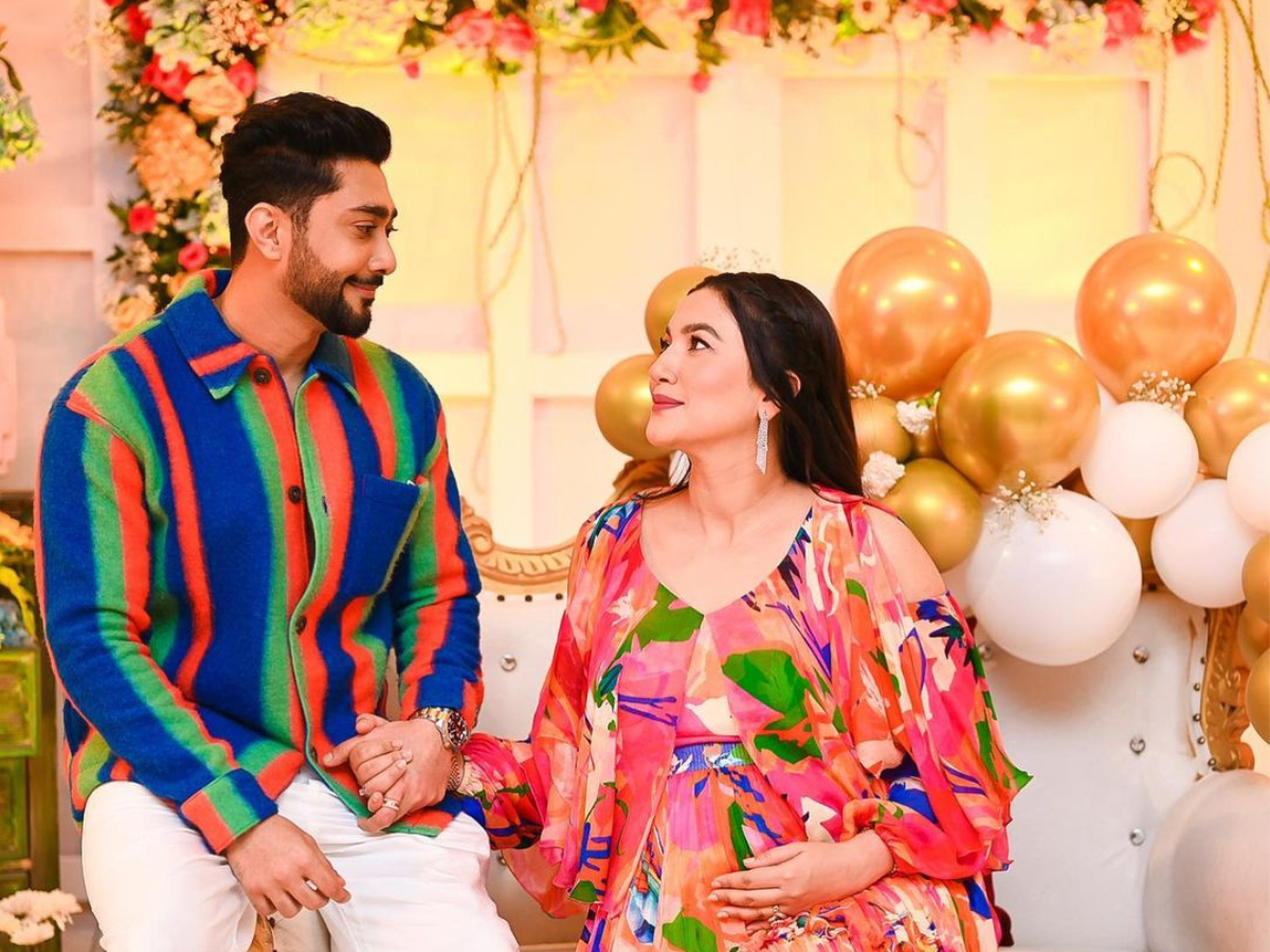 Momtobe Gauahar Khan celebrates her baby shower