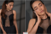 Surbhi Jyoti sets the internet on fire in black sheer bodysuit and track pants, see pictures