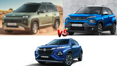 Hyundai Exter vs Tata Punch vs Maruti Suzuki Fronx: Big battle of small SUVs