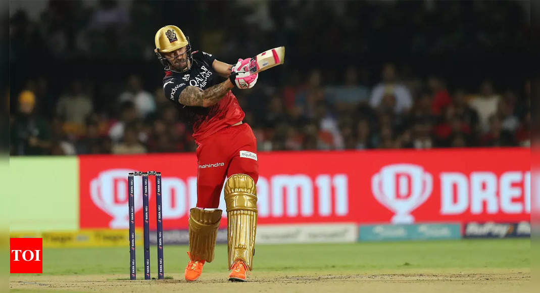 Have worked on improving my strike-rate during this IPL: Faf du Plessis | Cricket News – Times of India