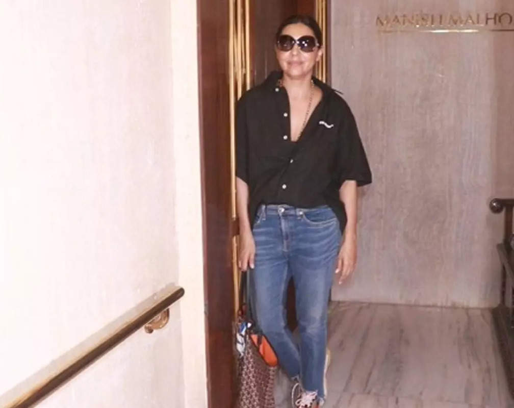 
Shah Rukh Khan's wife Gauri Khan serves a chic look in open-button black shirt
