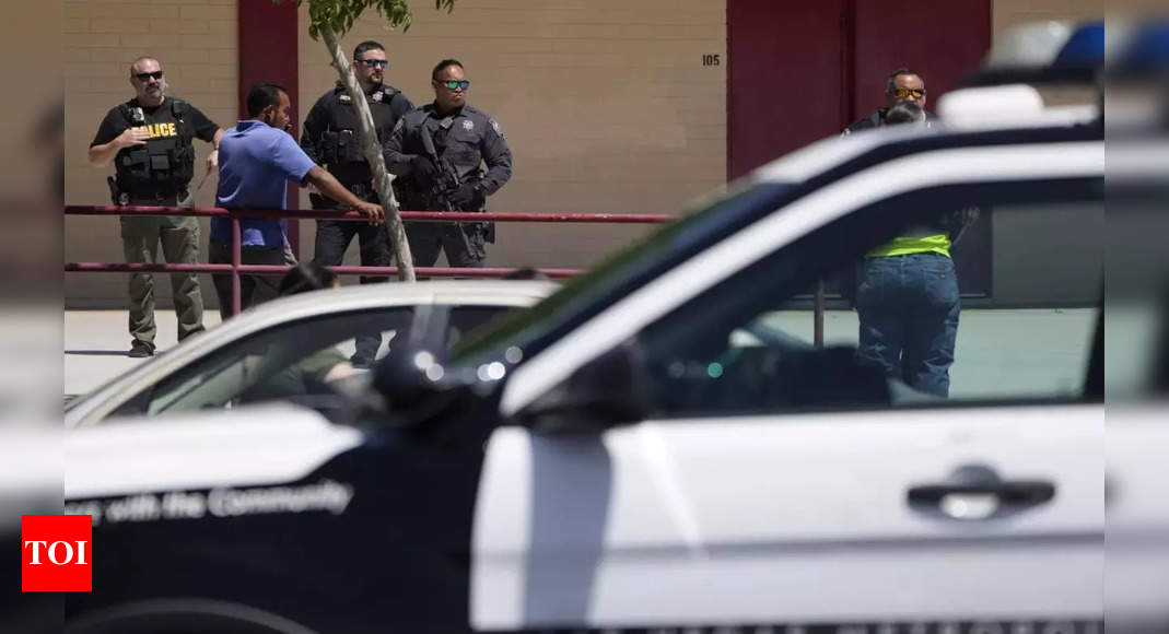 Las Vegas: 1 adult injured in shooting at Las Vegas middle school – Times of India