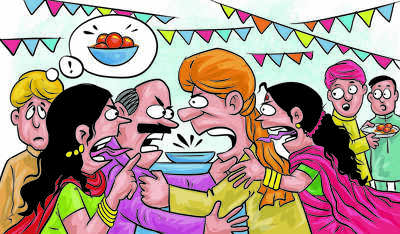 Clash over gulab jamun shortage at wedding