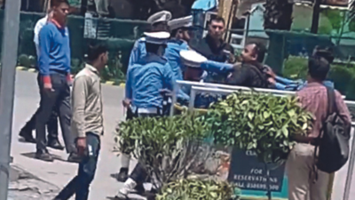 3 guards at mall thrash man after spat over frisking in Noida, held