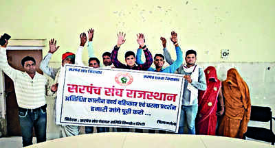 Sarpanchs stall irrigation schemes with boycott of committee meetings