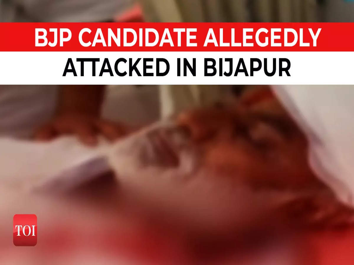 BJP candidate allegedly attacked in Bijapur, shares video from hospital