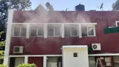Fire breaks out at former Haryana CM Bhupinder Singh Hooda's official residence in Chandigarh; no injuries