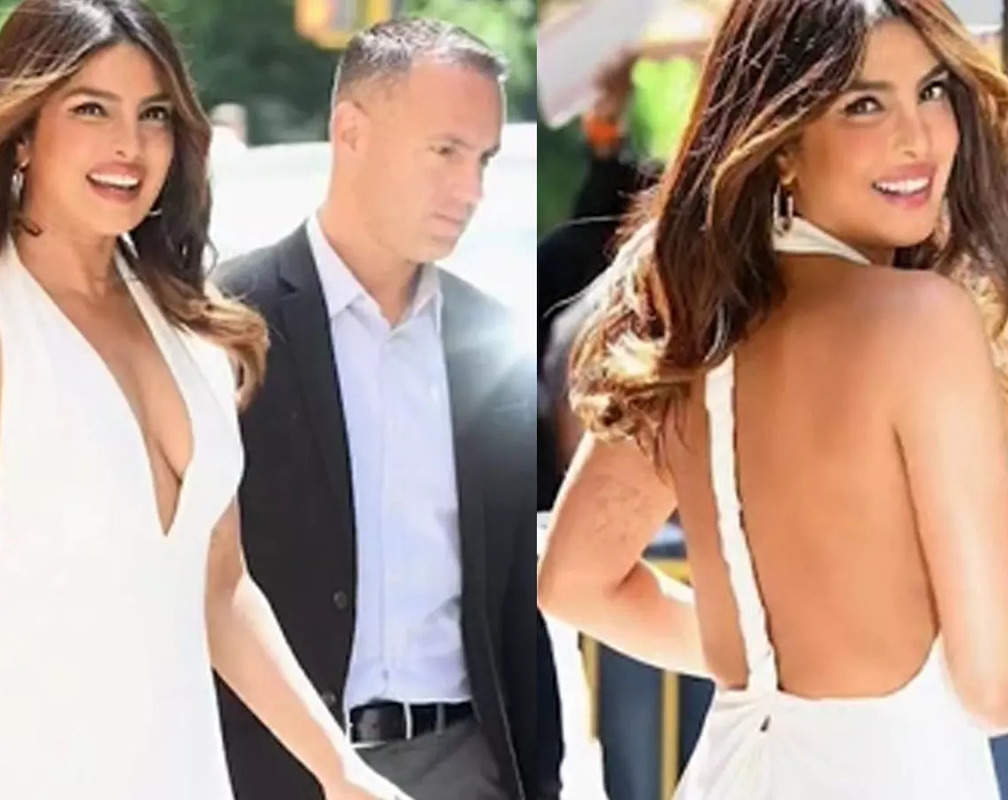 
Priyanka Chopra raises temperatures in a stunning backless gown with a plunging neckline; netizens can’t keep calm
