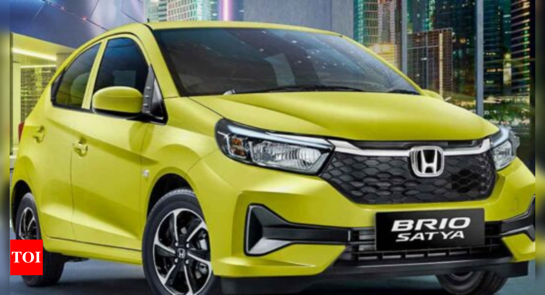 Brio Honda Brio Facelift Debuts In Indonesia Whats Special Times Of India
