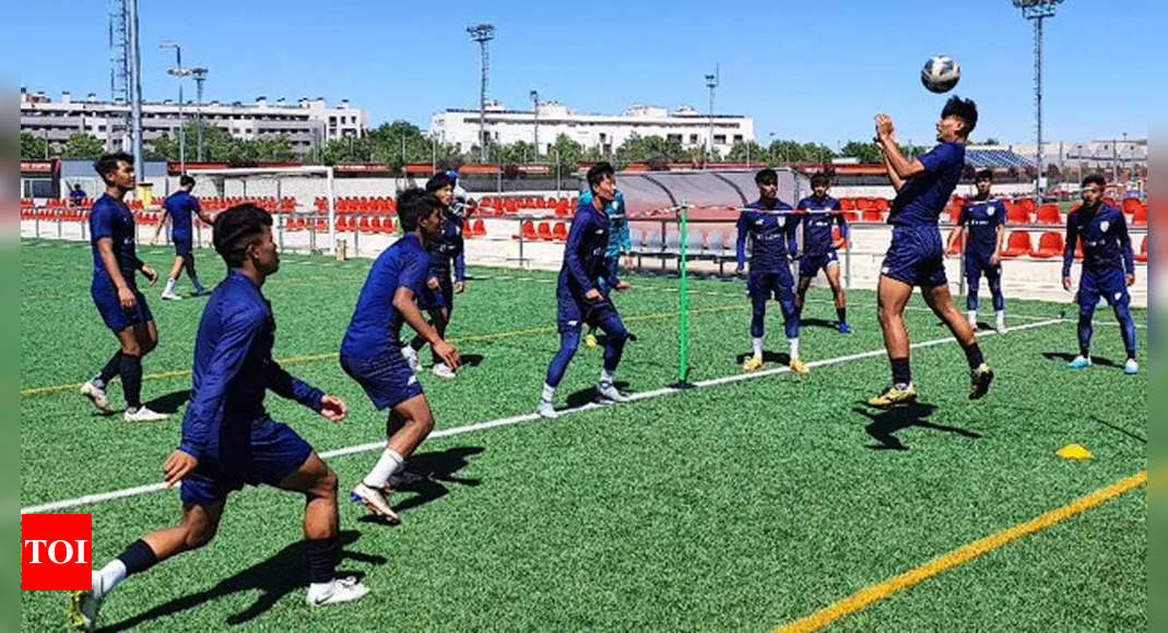 La selección de fútbol masculina Sub-17 de la India se prepara para el choque contra el Getafe |  Noticias de fútbol