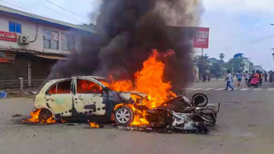 62 UP students stranded in violence-hit Manipur return home