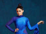Shamita Shetty in a striking blue dress is taking eye-catching style to new heights