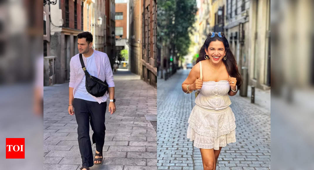 Siddharth Chandekar y Mithali Mayekar disfrutan de sus vacaciones en España, mira las fotos