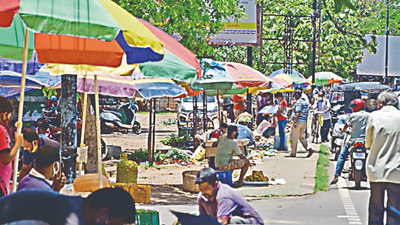 Relief from heat: Temporary sheds for street vendors in Bhubaneswar