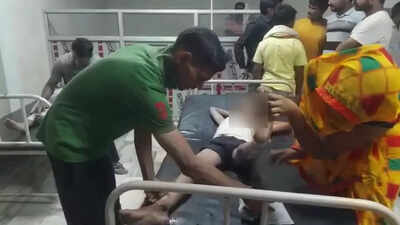 Two students suffer burns as van catches fire in UP's Amethi