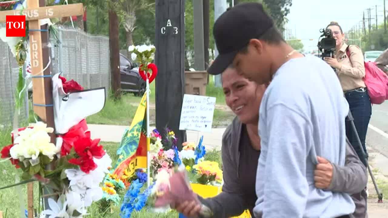Days after Texas bus stop crash, little info on victims