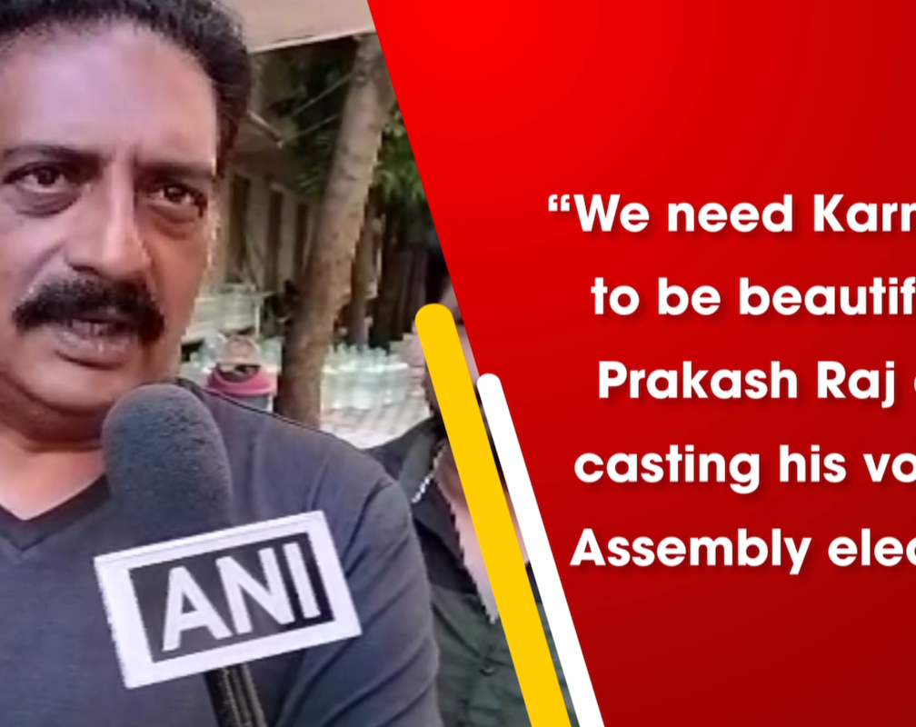 
“We need Karnataka to be beautiful…” Prakash Raj after casting his vote for Assembly elections
