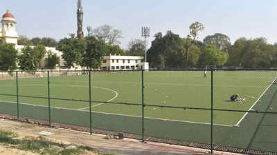 International standard astroturf hockey ground coming up in Sangam city under Smart City