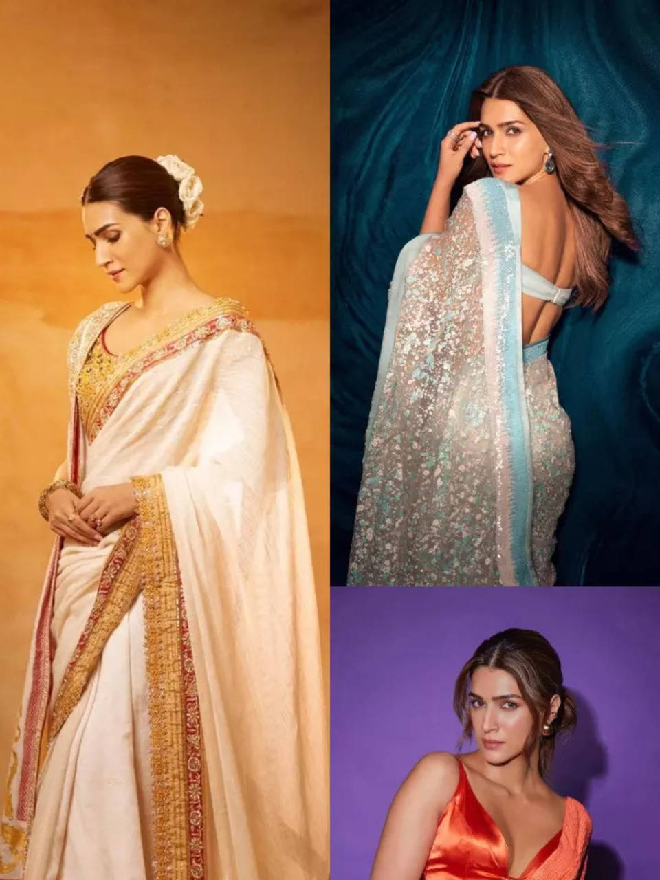 Times when Kriti Sanon looked mesmerising in sarees | Times of India