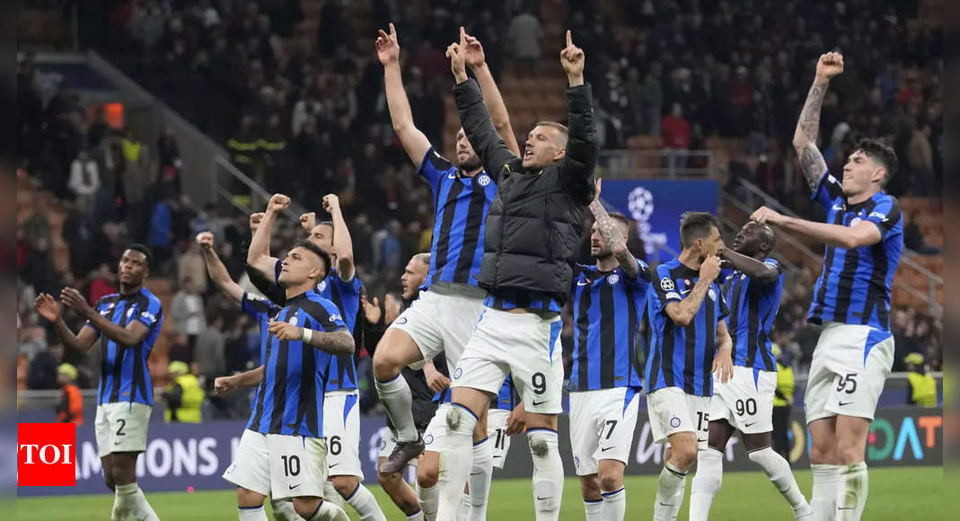 Inter beat AC Milan to have one foot in the Champions League final | Football News – Times of India