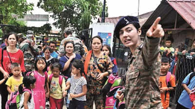 ar, Cops Inspect Camps Designated For Kuki Rebels' | Imphal News - Times of  India