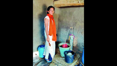 Remote Rajadera enjoys tap water