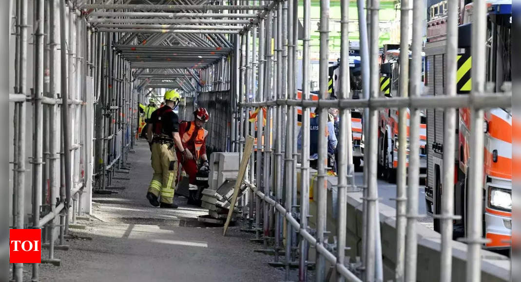 Finland footbridge collapse injures 27, mostly children: Rescuers – Times of India