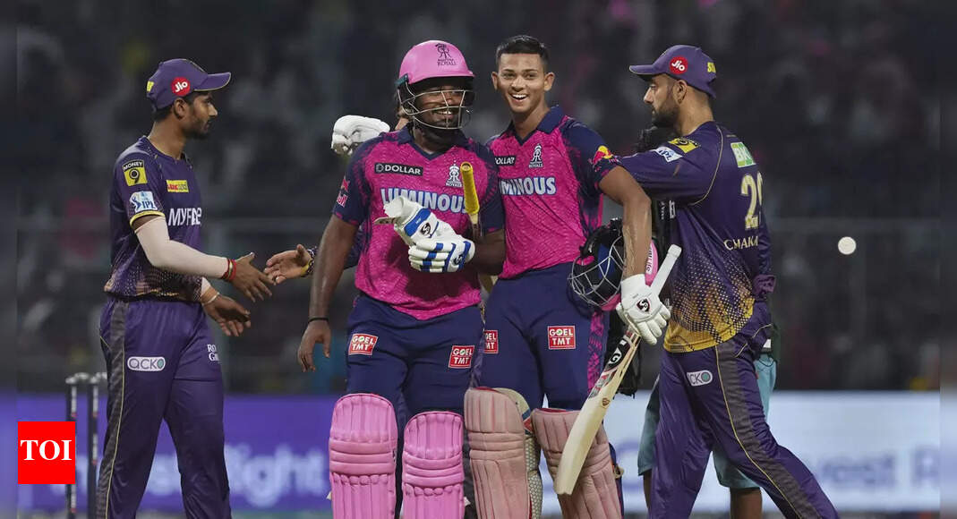 Yashasvi Jaiswal: KKR vs RR Highlights: Yashasvi Jaiswal slams fastest IPL fifty as Rajasthan Royals thrash Kolkata Knight Riders by 9 wickets | Cricket News – Times of India