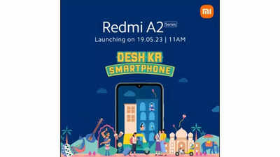 Redmi A2 series to launch in India on May 19